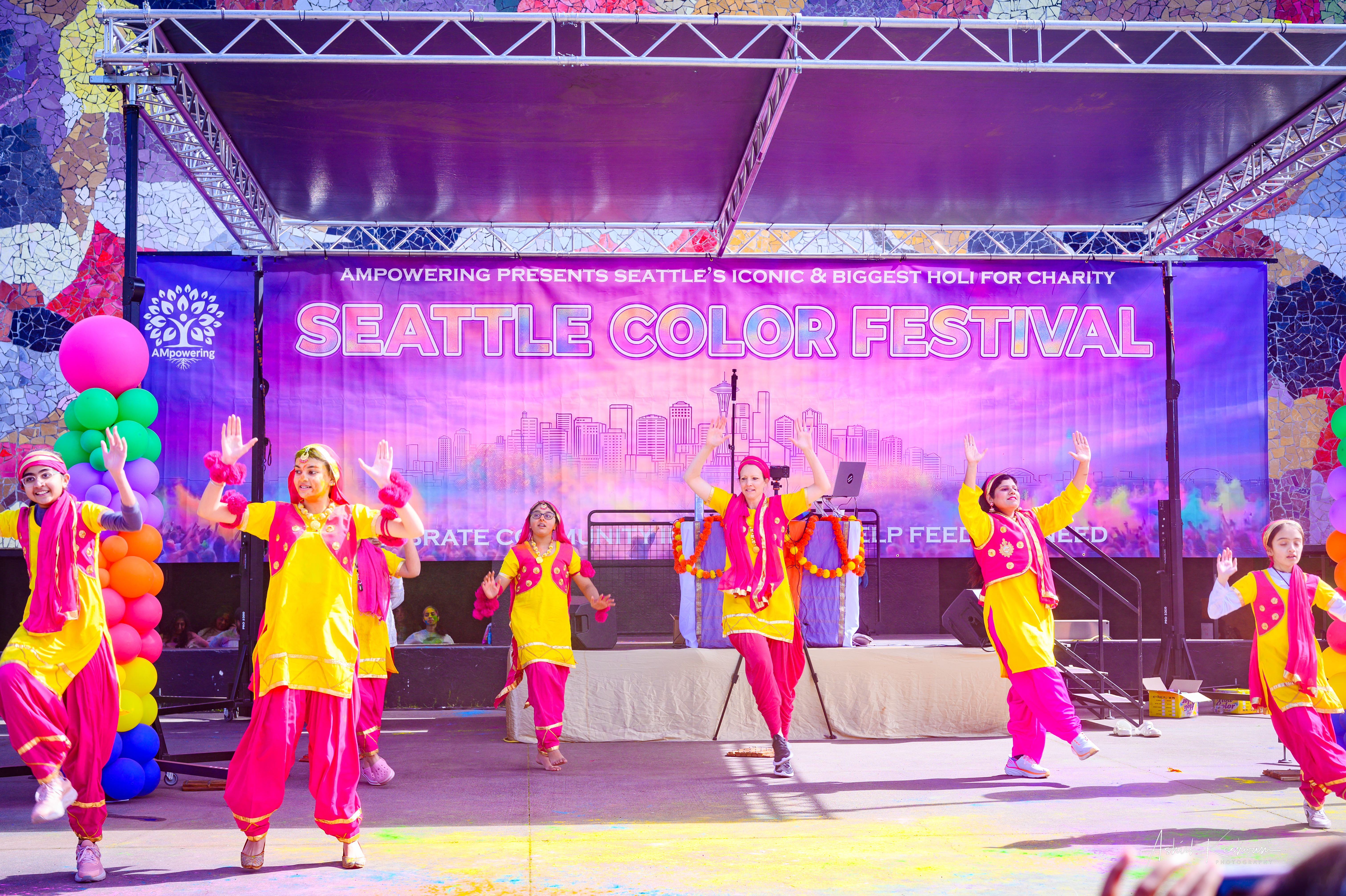 Rhythms of India performing at Seattle Color Festival 2026